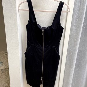 Marciano Front zip stretch dress